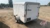 2014 5'x8' Enclosed Utility Trailer, VIN: 5NHUUS011EW054290, H106, Owner: Ann E Hunter, Seller: Fraser Auction __________________________ **TOD in office** - 4