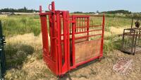 Cattle Head gate w/ Clipping chute, H98