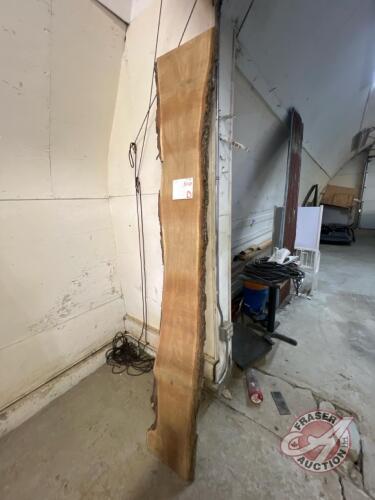 88" long MB Oak Live Edge board (D), H110