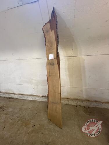 89” long MB Oak Live Edge board(G), H110