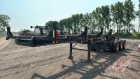 27' Rotec logging Tri-axle lead Super B trailer, H97 **NO TOD**