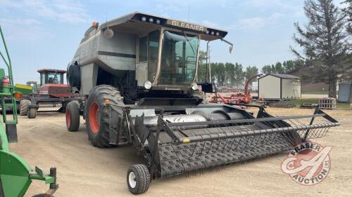 Gleaner N6 Series three Combine, S/N N6G0251H83, H67 **Keys/Service record - Office** **Parts/Manuals (2 boxes) - Office Shed**