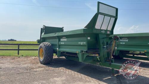 Bunning Lowlander MK4 90 S/A Manure spreader, S/N 4856UMSL90, H119