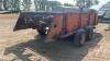 Dual 600 T/A manure spreader, H115 - 7