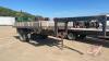 8' x 14' S/A gooseneck flat deck trailer (NO TOD), H127 - 2