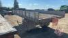 8' x 14' S/A gooseneck flat deck trailer (NO TOD), H127 - 4