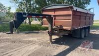 16' Trail King Gooseneck T/A Dualled grain trailer, VIN: TK197822, H139, Owner: Edward N Beamish, Seller: Fraser Auction _______________________ **TOD in office**