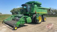 JD 9770 STS Bullet Rotor Combine, S/N 726940, H130 **Manuals + parts in office shed** **Key/Service records - Office**