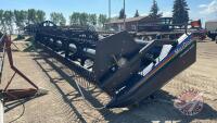 25' MacDon 972 draper header, S/N 150760, H115