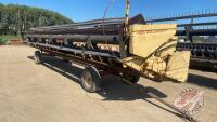 30' NH 971 rigid straight cut header, S/N 542604, H149