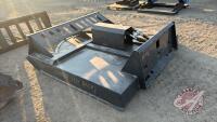 New never used 72" Wolverine skid steer brush mower, H172