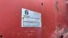 NH BR780A rnd baler, S/N Y6N015121, H157 **Monitor in office shed** - 8