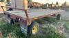 8 x 19 4 wheel bale wagon, H165 - 6