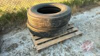 Bridgestone 10R22.5 semi tire, H173