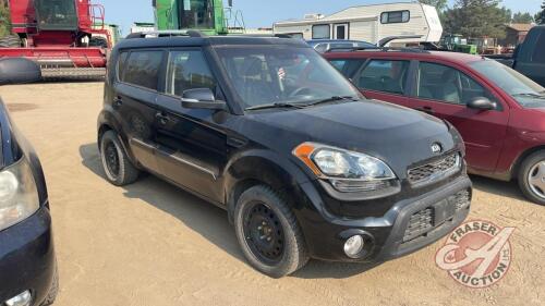 2013 Kia Soul Eco Crossover/SUV, 101,497 showing, VIN: KNDJT2A67D7620240, H37, Owner: Lonnie D Studer, Seller: Fraser Auction _____________________ **Keys and TOD in office**