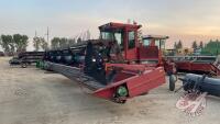 25' CaseIH 6000 swather, S/N 000584, H193 **Keys - Office ** **Box parts - Office Shed**