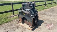 36" x 29" Hyd vibratory packer compactor for Cat excavator (off a 314C), H119