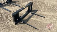 Walco bale fork for skid steer, H31