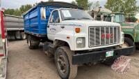 1992 GMC Top Kick S/A Grain truck, 70,427 showing, VIN: 1GDL7H1P0NJ523230, H129, Owner: Fern R Thompson, Seller: Fraser Auction ____________________ **Keys and TOD in office**