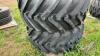 LIKE NEW Michelin 540/70R24 (21LR24) HD Industrial Tire on 10 Bolt Steel Rim - 7