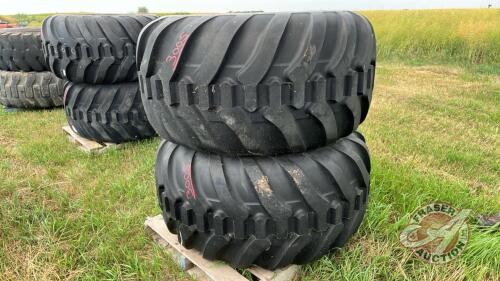 LIKE NEW Trelleborg Twin 423 Mark II 710/45-26.5 Imp Tire on 10 Bolt Steel Rim