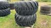 LIKE NEW Trelleborg Twin 423 Mark II 710/45-26.5 Imp Tire on 10 Bolt Steel Rim - 3