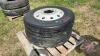 USED BFGoodrich 11R24.5 Semi Tire on Aluminum Rim