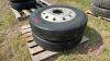 USED BFGoodrich 11R24.5 Semi Tire on Aluminum Rim - 2