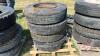 USED (22) Semi Tire Pkg (some w/ rim, various condition) - 4