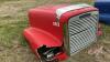 Fibreglass Freightliner Truck Hood (red) - 2