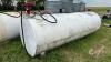 Tank A: 1000-Gal Westeel Fuel Tank w/ Fil-Rite 20 gpm 115v Pump