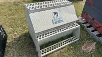 Magnum Aluminum Checker Plate Frame Mount Toolbox