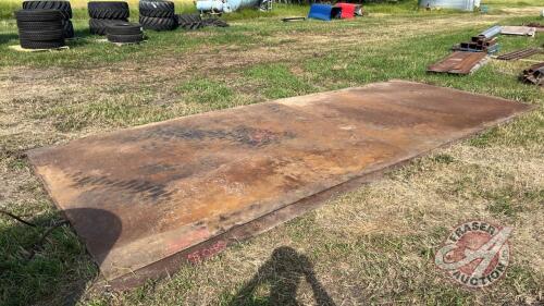 8&rsquo; x 20&rsquo; x 1/4&rdquo; Flat Steel Sheet