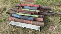 Pallet of Assorted Tube Steel & Cylinder Barrels