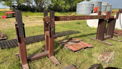 (2) HD Steel Stands w/ Dimensional Steel