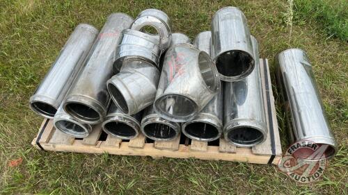 Pallet of 7" Selkirk Chimney