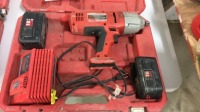 1/2" Milwaukee impact wrench with case and batteries