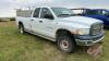 2005 Dodge Ram 2500 4x4 4-Door Truck, 257,177 Showing, VIN: 3D7KS28D15G791041, Owner: Samuel R McCarthy, Seller: Fraser Auction_____________________ - 2