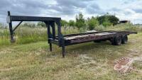 26’ Homemade T/A Gooseneck Trailer, Owner: Samuel R McCarthy, Seller: Fraser Auction_____________________