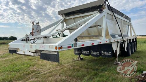 *SAFETIED* 2007 Castleton 38' Triple Axle Belly Dump Gravel Trailer, VIN: 2C9B3S4DX7S133943, Owner: McCarthy Contracting Inc, Seller: Fraser Auction___________________