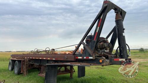 1982 Fruehauf 30' Hyd Tilt Winch Deck Trailer, VIN:2H8D03028LR118602, Owner: McCarthy Contracting Inc, Seller: Fraser Auction Service _____________________________