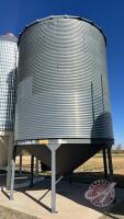 Approx 2000 bushel Westeel Rosco bin on Westeel hopper cone