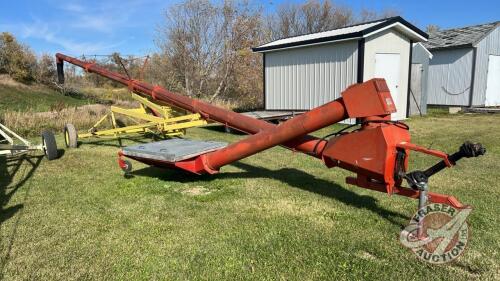 Farm King 1060 pto swing hopper auger, S/N 9100221