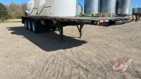 2008 42’ Lode King tri-axle highboy trailer, Safetied, VIN: 2LDPF423789047362, Owner: Warren H Jameson, Seller: Fraser Auction ___________________________“Tanks shown in pictures sold separately”