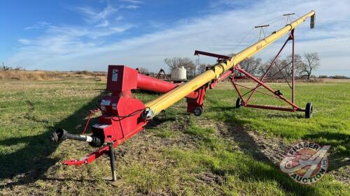 Westfield MK100-61 pto swing hopper auger, S/N 253159