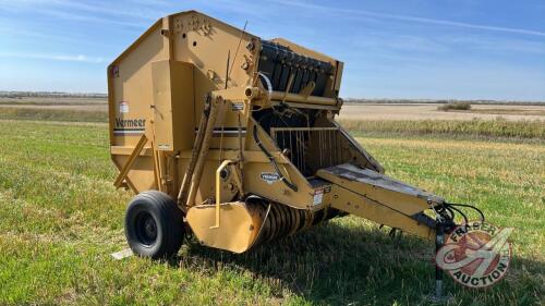 Vermeer 605-G rnd baler, S/N 3087