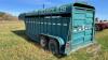 1988, 16&rsquo; Bobco t/a gooseneck stock trailer, VIN: 2F9231VG0J1033222, Owner: David R Cook, Seller: Fraser Auction __________________ - 7