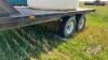 14’ x 8’ Homemade gooseneck t/a flat deck trailer, Owner: David R Cook, Seller: Fraser Auction ______________________ - 5