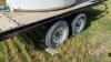 14’ x 8’ Homemade gooseneck t/a flat deck trailer, Owner: David R Cook, Seller: Fraser Auction ______________________ - 8