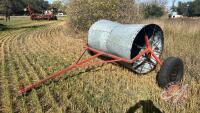 6’ Galvanized metal swath roller